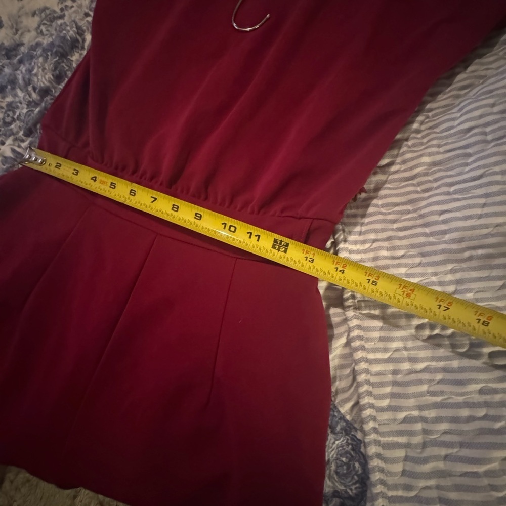 Chic Red Romper - Picture 6 of 7